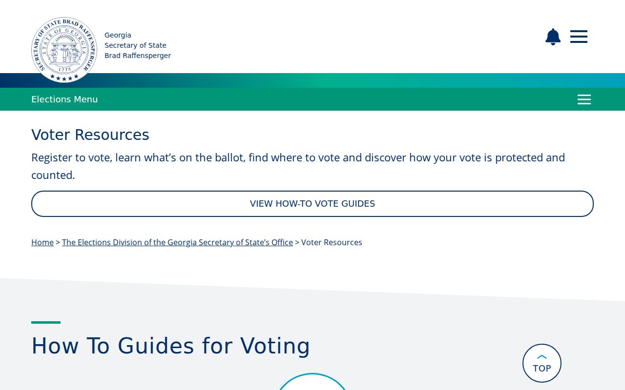 Duluth voter registration status guidance from Georgia voter resources